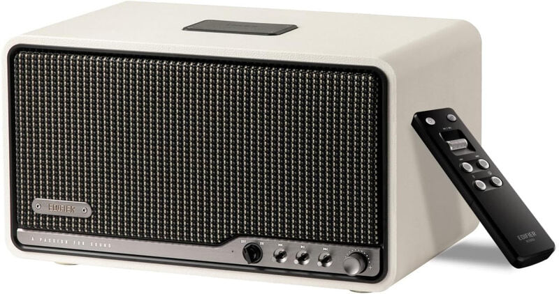 EDIFIER S300 Hi-Fi Wireless Multi-Room Tabletop Speaker Ivory MegaBDM