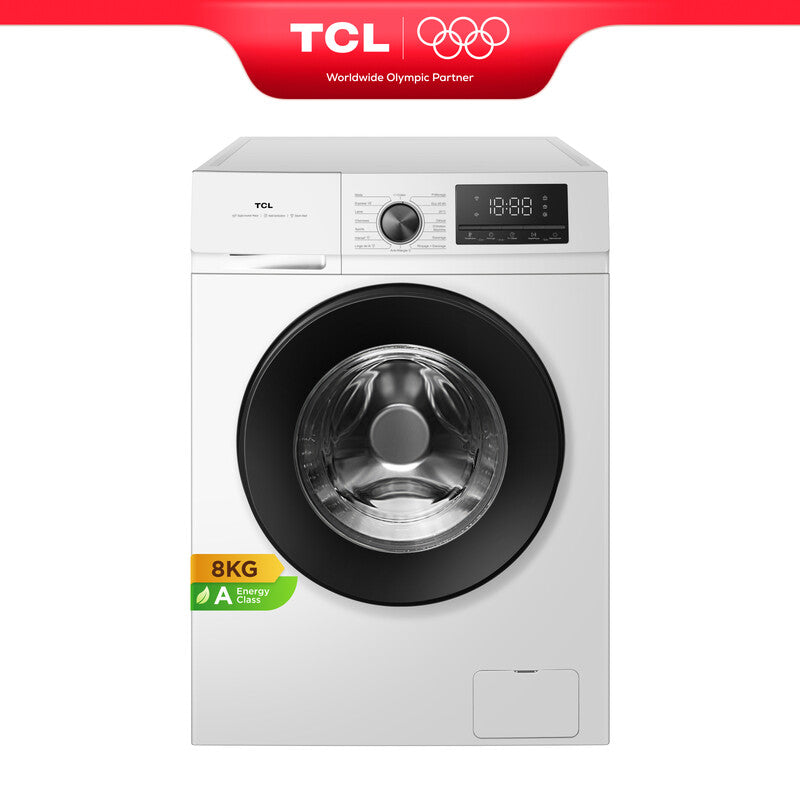 TCL FF2408WA2 8kg 1400 Spin Freestanding Washing Machine - White - A Energy Rated MegaBDM