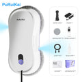 PuRuiKai Double Nozzle Household Vacuum Cleaner with Remote Control, Robot Glass Cleaning Machine, Electric Window Cleaner MegaBDM