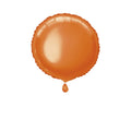 18in Orange Round Foil Balloon MegaBDM