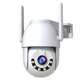 JOOAN 2K Outdoor Security Camera LAN 2.4G WiFi 360°PTZ Cam for Home Surveillance IP66 Waterproof Motion Detect & Alert Sound Alarms Color Night 24/7 Record Cloud/8-256G Card Storage Auto Tracking MegaBDM