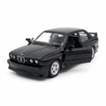 1:36 Scale BMW M3 Model Car - Black Diecast with Realistic Opening Doors, Pull Back Function, Ideal Gift for Car Enthusiasts MegaBDM