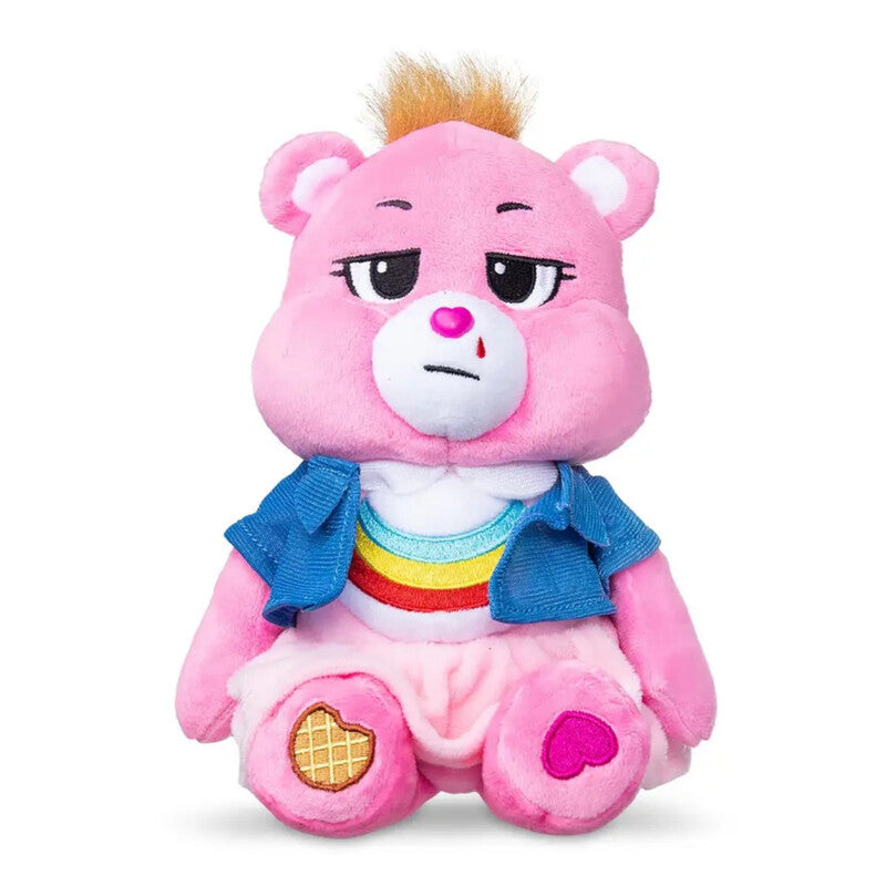 Care Bears x Stranger Things 22cm Cheer Bear as Eleven Plush Soft Toy MegaBDM