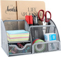 Senhoglb Mesh Desk Tidy, Silver, New Year Sale, Top Gift Picks MegaBDM