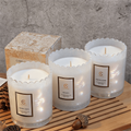 Zooly Lace Edge Cup Scented Candle - Morris Orchid, 200G, 1PC MegaBDM