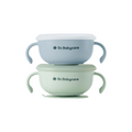 Bc Babycare Suction Bowl with Straw,BPA-Free Green + Blue MegaBDM