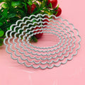 Nesting Lace Border Frame Metal Cutting Dies, Nested Framelits Die Cuts for Card Making DIY Scrapbooking Embossing Stencil Dies Template Molds Birthday Wedding Card Making MegaBDM
