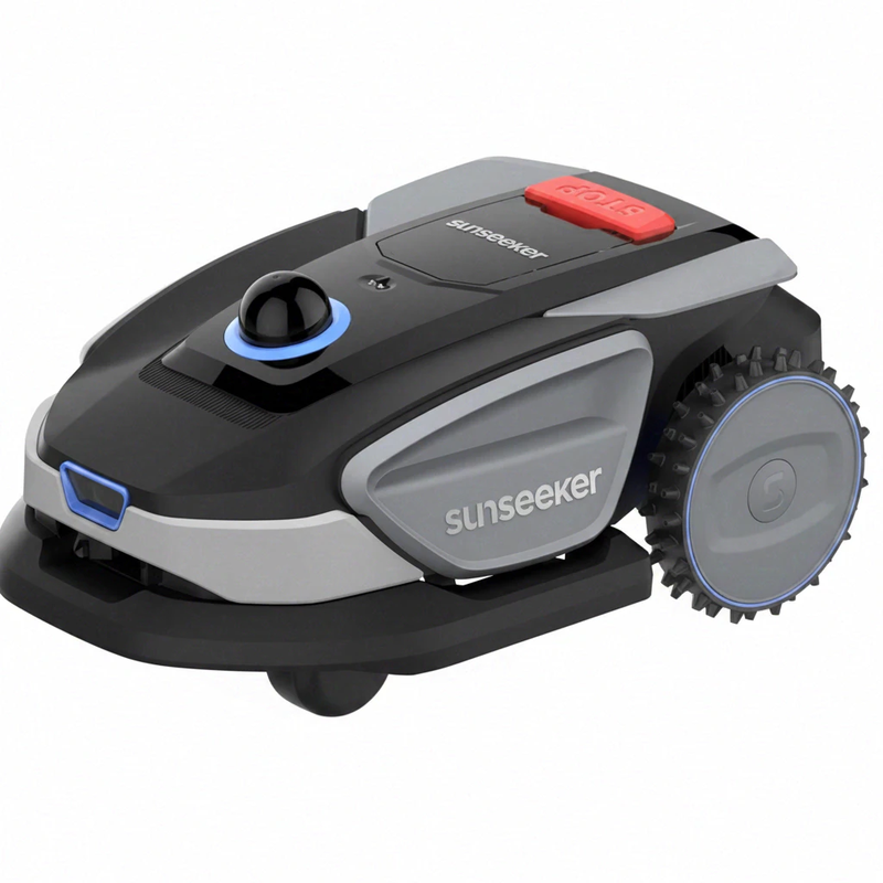 【IFA 2026 Featured Model】Sunseeker S4 Wireless Robot Lawnmower for 1000 m² - 360° LiDAR & AI Vision, Auto Mapping, Smart Obstacle Avoidance, Multi-Zone, App Control MegaBDM