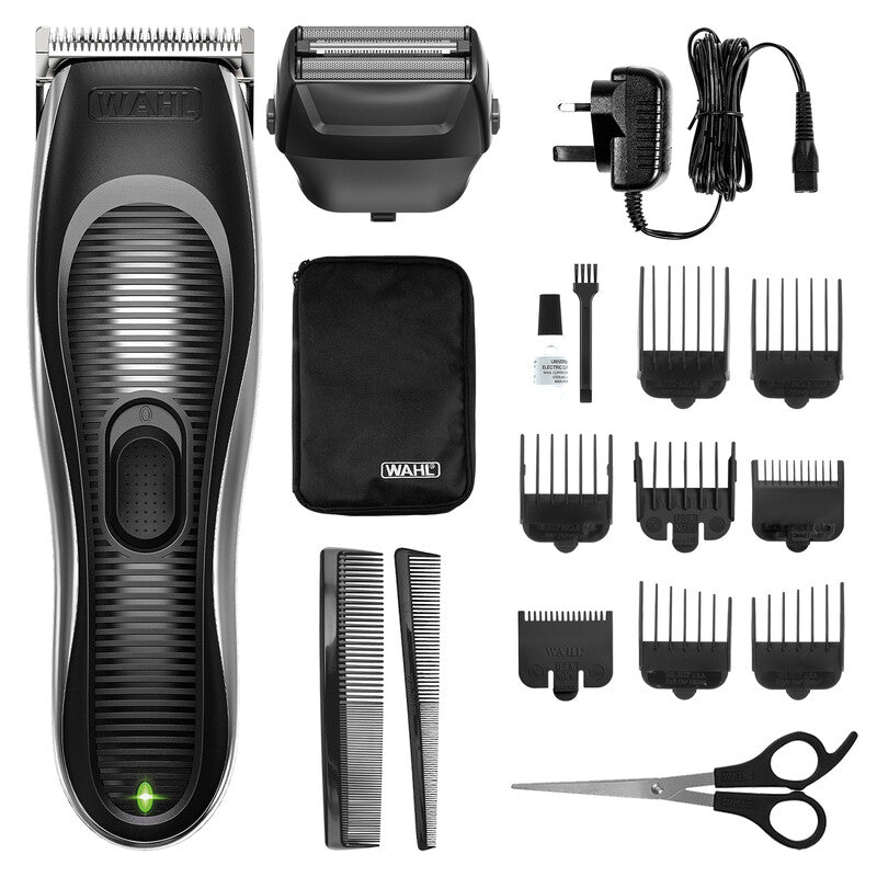 Wahl Bald & Buzz Cut Clipper Kit, Cordless, Close Cut Precision Grooming, Head Shaver, 3023289, Black