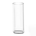 1pc/30cm 12in 30 cm Glass Vase Large Clear Glass Vase Round Narrow Vase Clear Flower Vase Cylindrical Glass Vase for Orchids, Roses, Tulips, Pampas Grass, Table Decoration, Candle etc MegaBDM