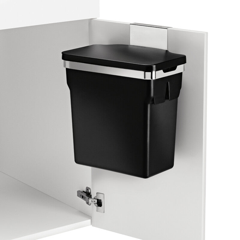 simplehuman 10L In-Cabinet Kitchen Cupboard Bin, Heavy-Duty Steel Frame MegaBDM