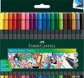 Faber-Castell Grip Finepen 0.4, Assorted Colours, Wallet of 20 MegaBDM