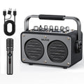mlove Rangers S1 Karaoke Machine for Adults with Wireless Microphone, Bluetooth 5.4 200W Portable PA Speaker, REC, EQ Sound Effects, Instrument Input - Ideal for Home, Outdoor Parties, Friends and Families Gifts MegaBDM