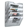Senhoglb 5 Tier A4 Mesh Wall Pocket File Holder, Silver, New Year Sale, Top Gift Picks MegaBDM