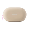 JORDAN&JUDY Silicone Wash Bag, Portable Large-Capacity Waterproof Storage Bag, Khaki MegaBDM