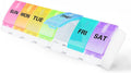 VVM AM/PM Pill Container, Morning/Evening Medicine Pill Organizer, Twice a Day Pill Case for 7 Day, Suitable for Vitamin, Supplements MegaBDM