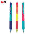 M&G So Many Cats Erasable Gel Pens, 6 Pack Erasable Pen Fine Point 0.5mm, Crystal Blue Retractable Erasable Gel Ink Pen with Comfort Grip, Make Mistakes Disappear for Drawing Writing Planner and Crossword Puzzles MegaBDM