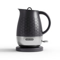 Morphy Richards Cassini Jug Kettle, 1.7L, Moonless Night, Textured Black - 103020 MegaBDM