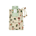 RHS by Dexam Vegetable Bags Benary Vegetables 100% Cotton Stone/Green 3pcs MegaBDM