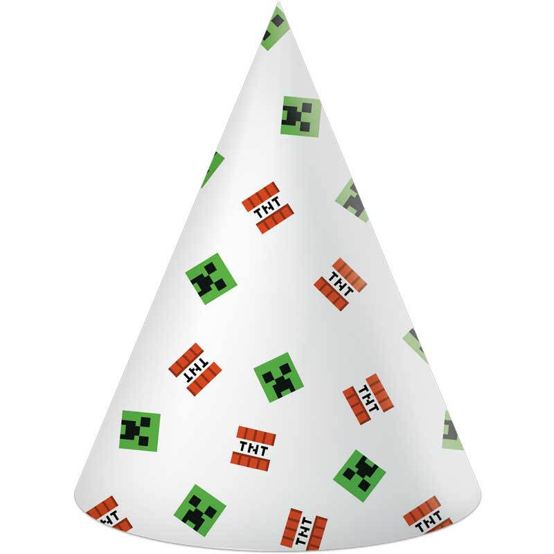 Minecraft Paper Hats 6 Pack MegaBDM