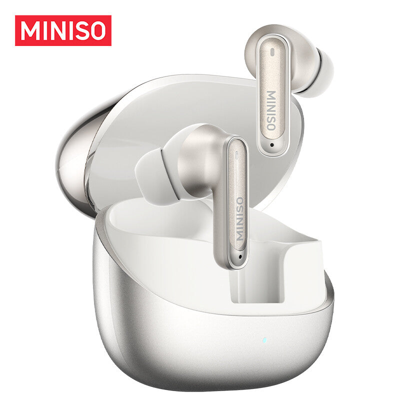 MINISO MS106 Wireless Bluetooth 6.0 In-Ear Earbuds, AI Language Translation, Hi-Fi Sound, IPX5 Waterproof, for Office/Sports/Study and Audio Calls, Built-in Microphone, TWS In-Ear Design MegaBDM