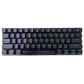 Free Gift Mouse ET 60% Tri-Mode Mechanical Keyboard, QWERTY US Layout, RGB Backlit, Clicky Blue Switch, 61 Keys Rechargeable Mini Wireless Keyboard for iPad PC Xbox MegaBDM