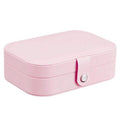 JU7CER Mini portable jewelry box Jewellery Storage Jewellery Box Small Jewellery Box for Girls Jewellery Box Women Travel Jewellery Case Jewellery Organiser for Earrings Necklaces Rings Gift Wedding MegaBDM