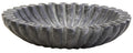 Fifty Five South Decorative Bowl Savio Fluted Marble Grey Small MegaBDM