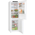 Bosch KGN362WDFG Series 4 NoFrost 186cm Tall 60cm Wide 60/40 Fridge Freezer - White - D Rated MegaBDM