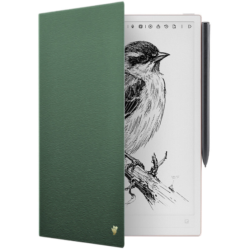 iFLYTEK AINOTE 2 Protective Folio Case, for Note-Taking Tablet 10.65", Premium PU Leather, Slim& Lightweight, Durable Cover for Digital Notebook, Water and Dustproof-Moss MegaBDM