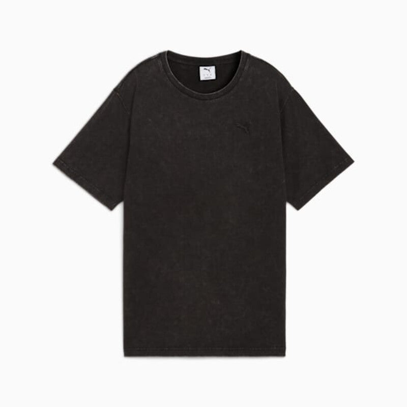 Puma Essentials Elevated Female Relaxed Wash Tee - Puma Black MegaBDM