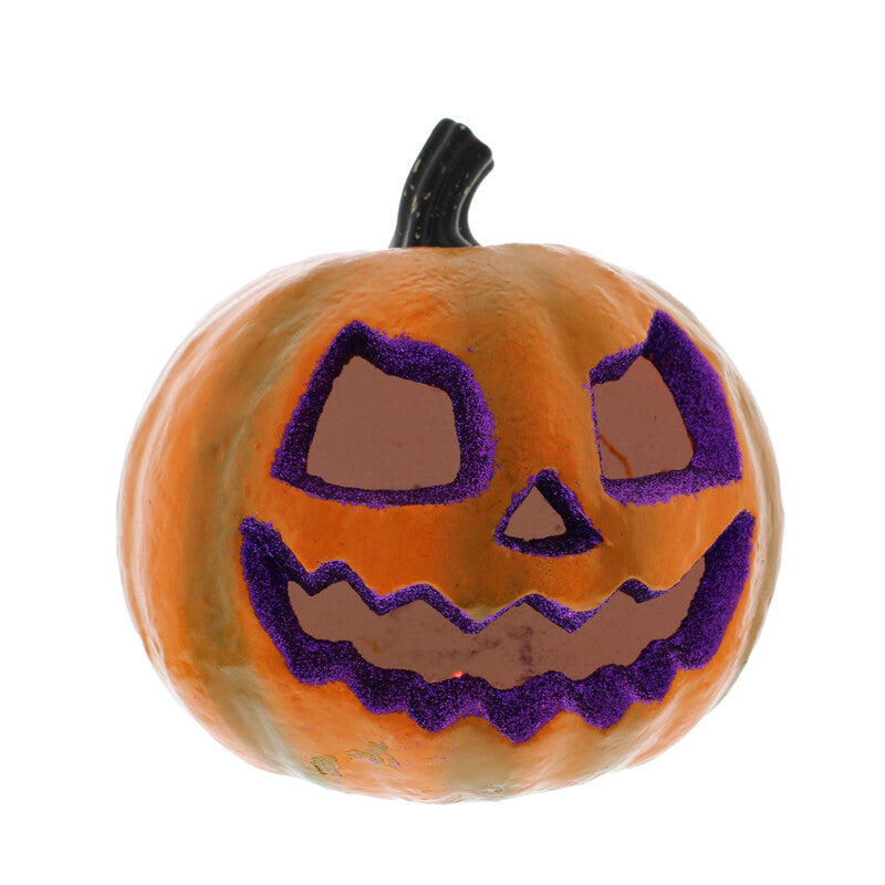 Festive 21Cm Bo Lit Cut Out Face Pumpkin With Rgb Led MegaBDM