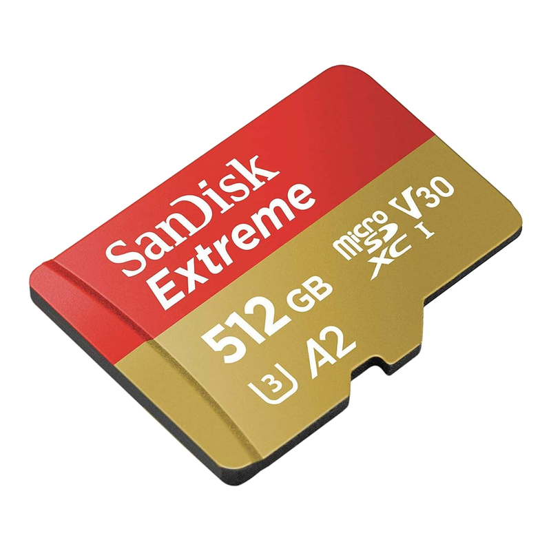 SANDISK Extreme microSDXC 512GB + SD Adapter MegaBDM
