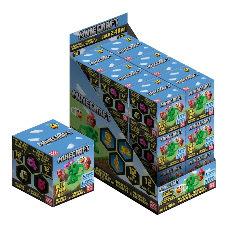 Minecraft Backpack Hangers Blind Bag Assortment MegaBDM