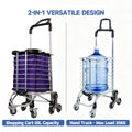 Strong bird 2026 New Premium Foldable Aluminium Alloy Frame Shopping Trolley, European Choice with Adjustable Handle, High Load Capacity & Multi-Functional for Home & Supermarket Shopping, New Year Sale, Top Gift Picks MegaBDM
