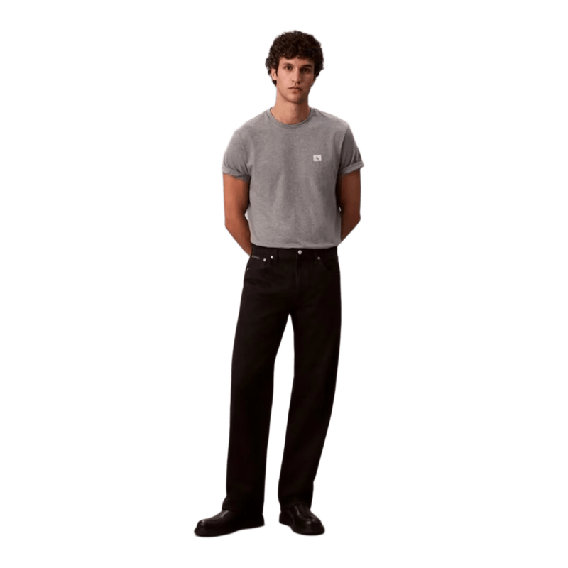 Calvin Klein Cotton Badge T-Shirt - Marble Gray MegaBDM