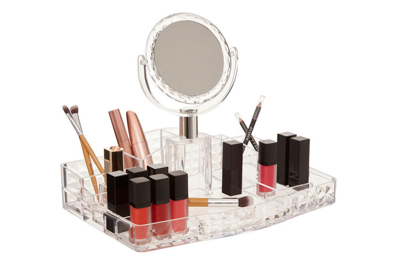 Maison by Premier Beauty Cosmetic Organiser With A Mirror MegaBDM