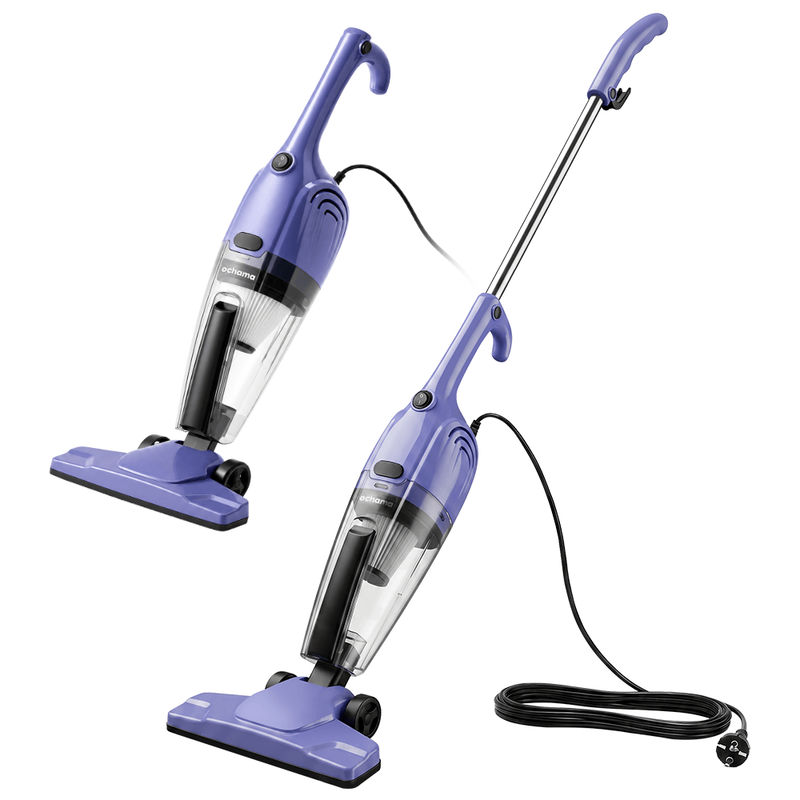 Ochama Corded Vacuum Cleaner, 500W, 0.5L, Dual-Use Handheld & Stick, High Suction Power, Transparent Dust Container, Slim Design, Ideal for Pets & Home MegaBDM