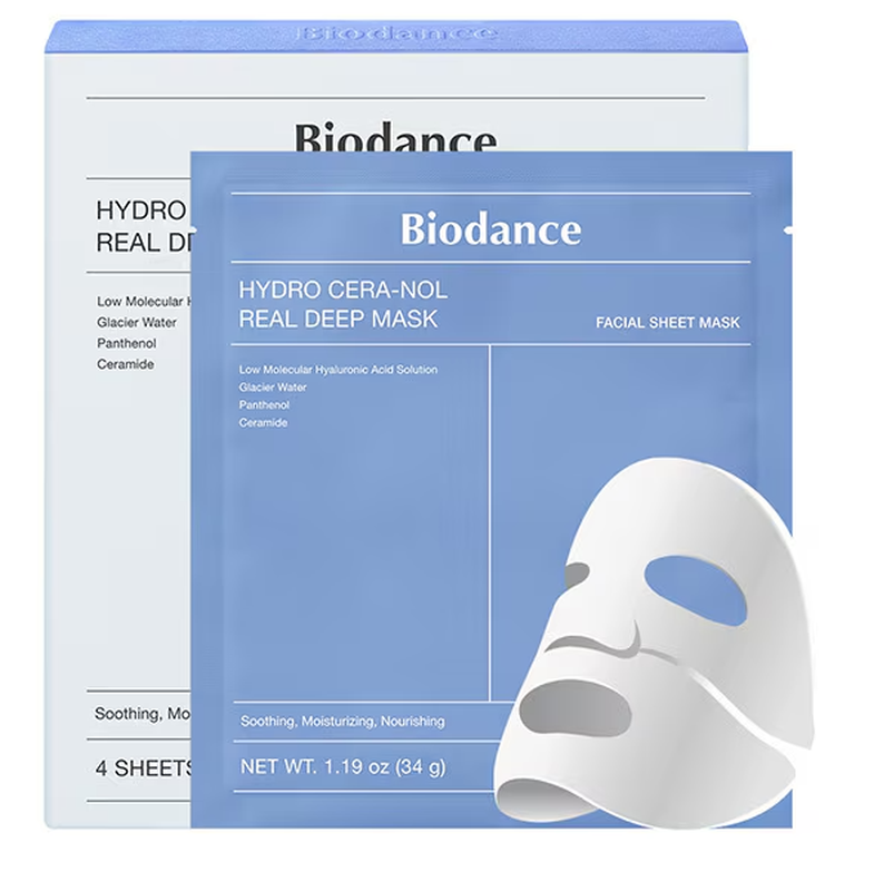 Biodance Hydro Cera-Nol Real Deep Mask x 4 Each MegaBDM