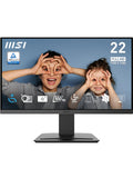MSI PRO MP223 E2 21.45-Inch Full HD Office Monitor - 1920 x 1080 Resolution, 100Hz, Eye-Friendly Screen, Tilt-Adjustable - HDMI 1.4b, DisplayPort 1.2a MegaBDM