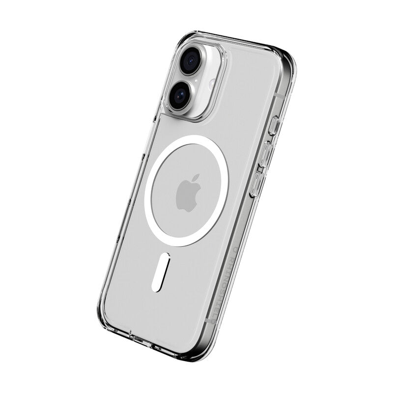 RHINOSHIELD Phone Case Compatible with MagSafe for iPhone 17 | Shockproof with Military Grade Drop Protection, Clear, Anti-Yellowing - Transparent MegaBDM