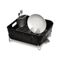 Simplehuman Compact Dishrack, Black Plastic MegaBDM