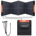 SWAREY 100W Foldable Solar Panel, Portable Monocrystalline Solar Charger with 60W USB-C PD Fast Charging & Ray Tracer, Compatible with Power Station, Phone, Tablet, Laptop for Camping & RV MegaBDM