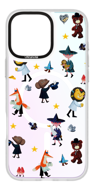 Comma Canvas Series Magnetic Phone Case - iPhone 16 Pro - Magic Academy MegaBDM