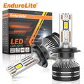 ENdureLite 9006/HB4 LED Light Bulbs, 20,000LM 300% Brighter 6000K White, Efficient Cooling System, CANbus Ready No Flicker, Pack of 2 MegaBDM