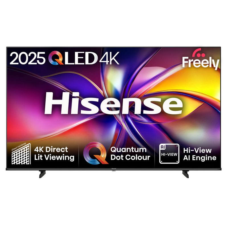 Hisense 43"E78Q QLED 4K HDR Smart VIDAA OS TV-43E78QTUK(Dolby Vision.Atmos, AI 4K Upscaler, AI Smooth Motion) MegaBDM