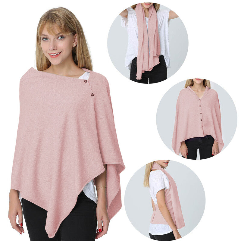 PULI Womens Shawl 44044pinkF MegaBDM