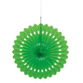 Unique Tissue Paper Fan, Lime Green, 40cm MegaBDM