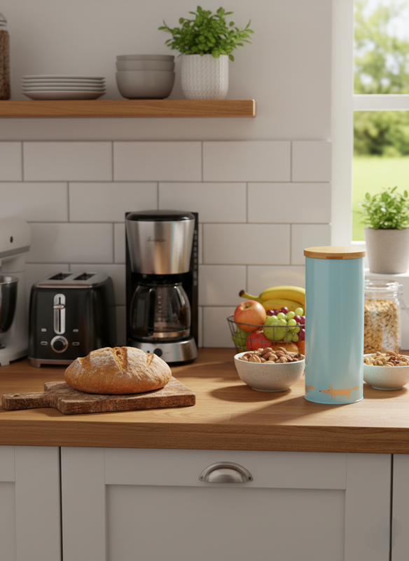 Scion Living Mr Fox Spaghetti Storage Jar - Blue MegaBDM