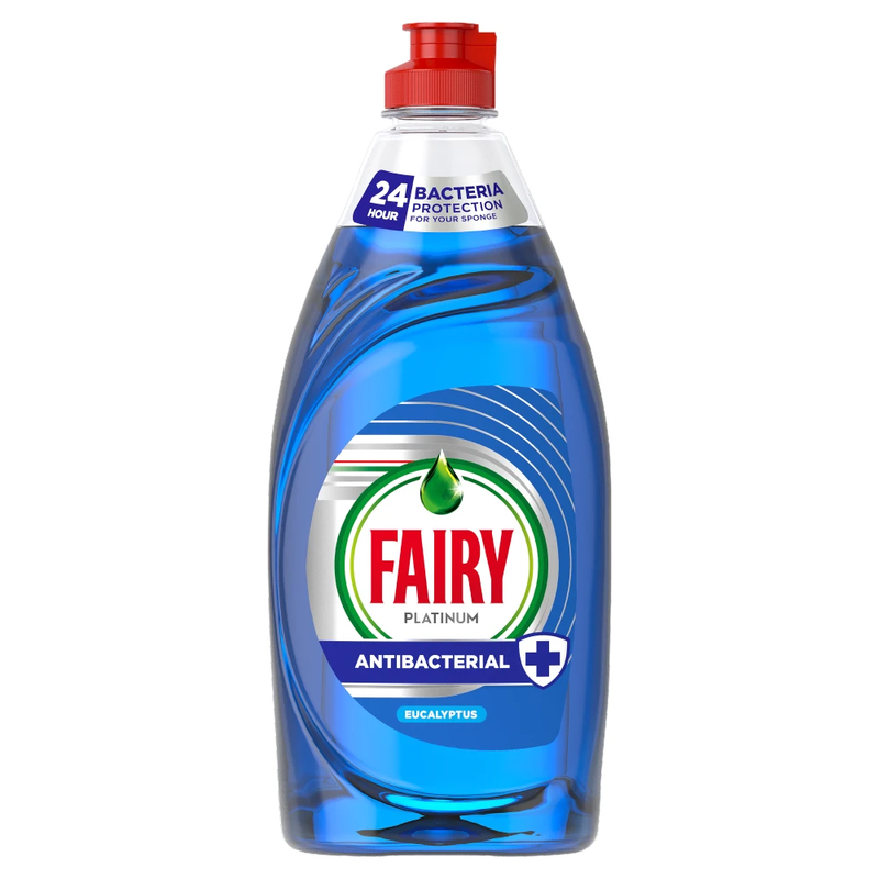 Fairy Platinum Antibac Washing Up Liquid, Eucalyptus, 520ml MegaBDM